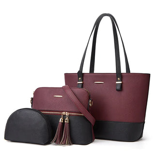 شنطة نسائية ترند للنساء - 2024 Atmospheric Set Bags Color Collisio