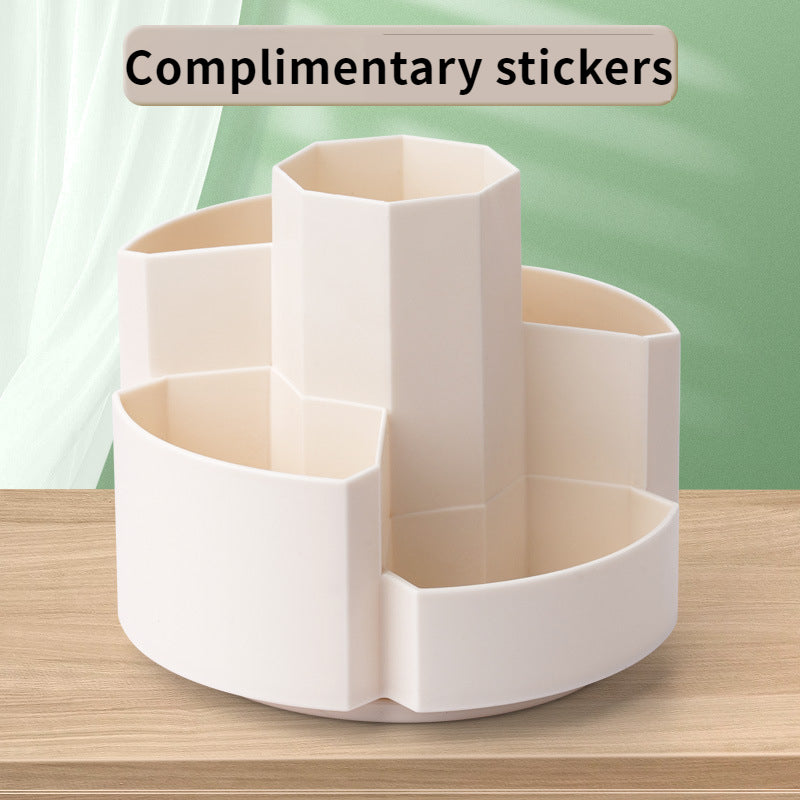 حامل أقلام للمكتب متعدد الوظائف قابل للدوران