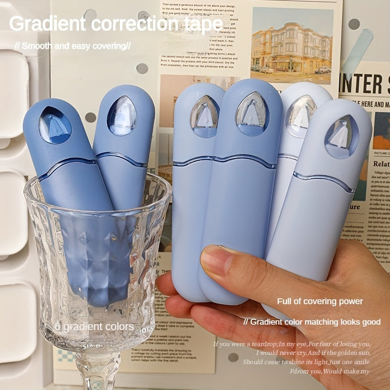 مجموعة من 6 أشرطة تصحيح بتدرج الألوان