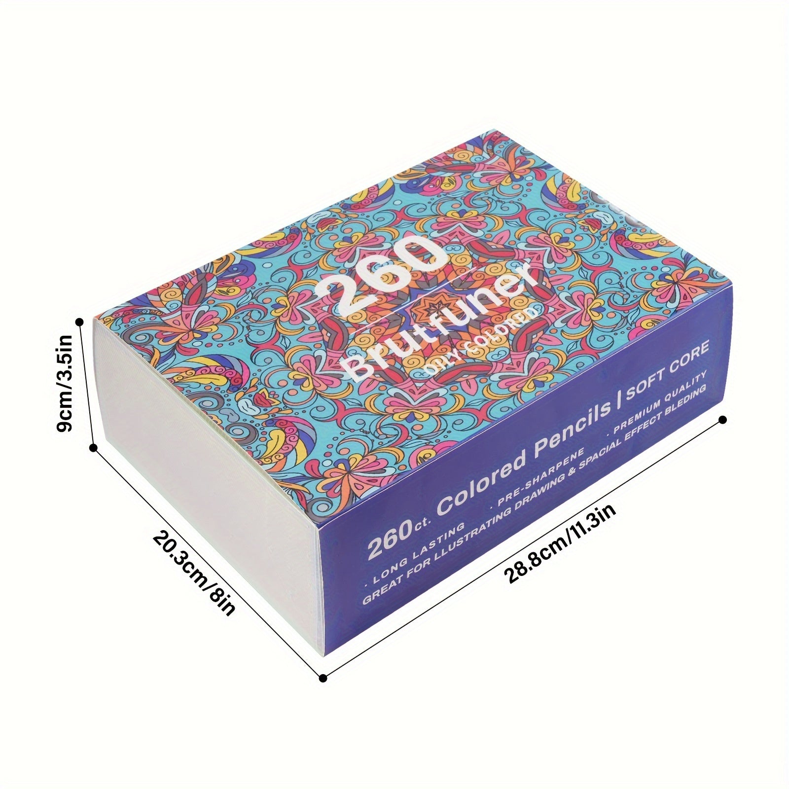 260 قطعة أقلام ملونة