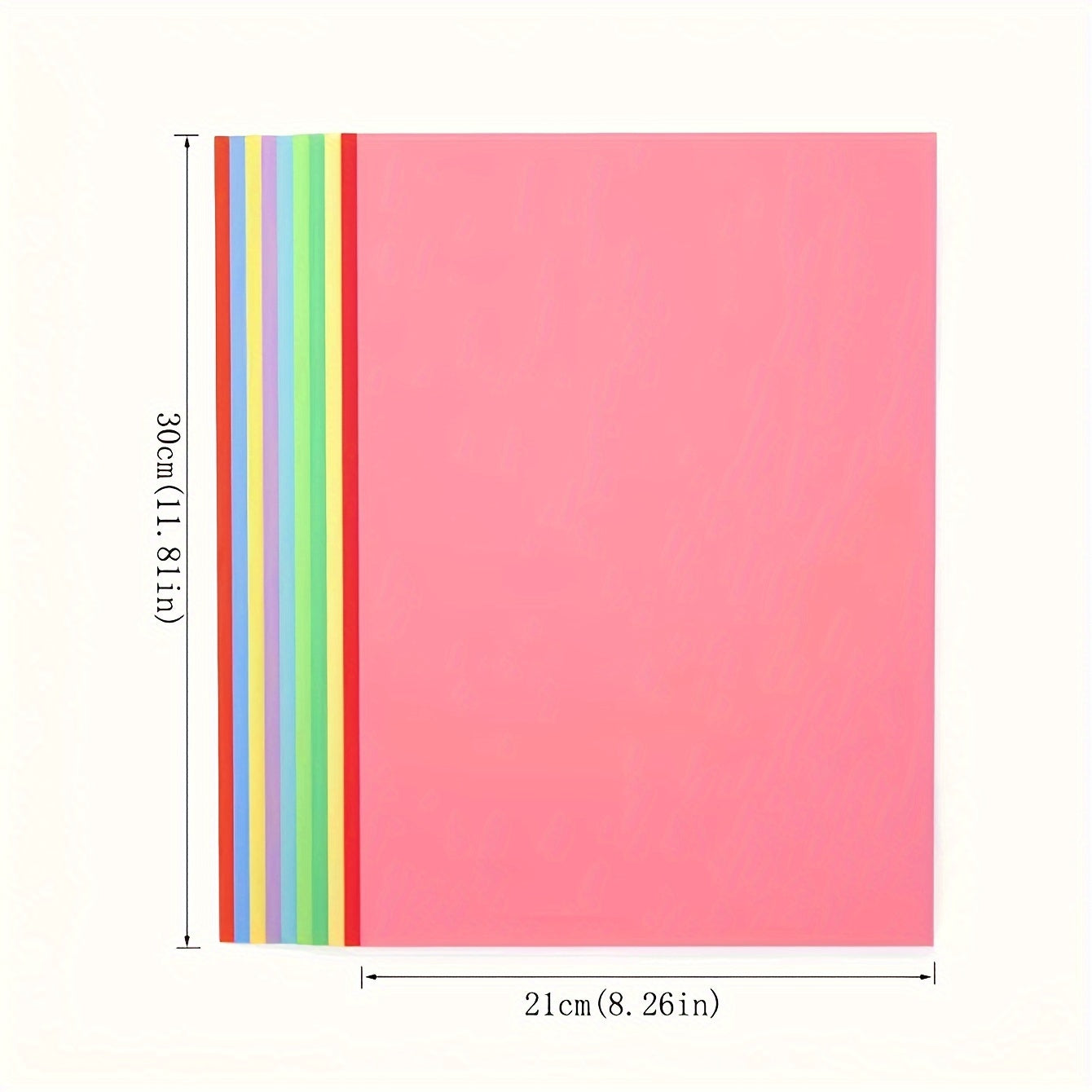 100 ورقة من الورق الملون مقاس A4، 80