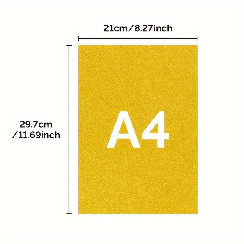 ورق كرتوني براق A4، 40 ورقة بـ 20 لونًا