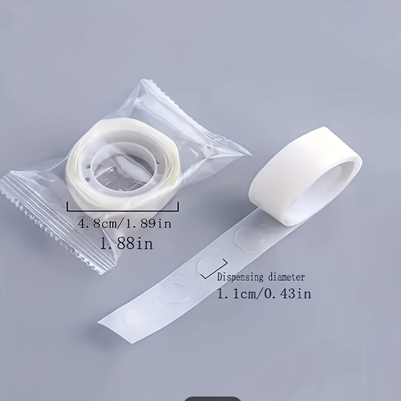 100 قطعة من نقاط اللصق الثنائية الجانبية الشفافة للبالونات