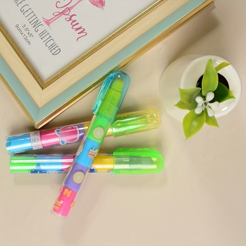 مجموعة من 4 ممحاة بناء إبداعية