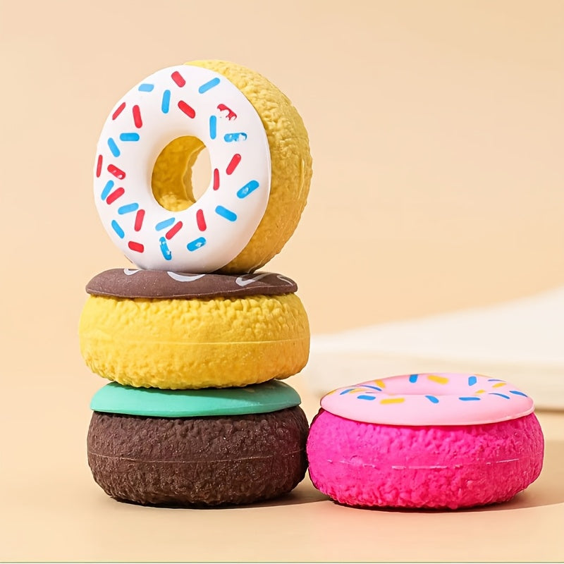 2 قطع ممحاة على شكل دونات