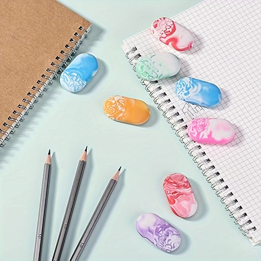 3 قطع ممحاة قلم رصاص رخامية