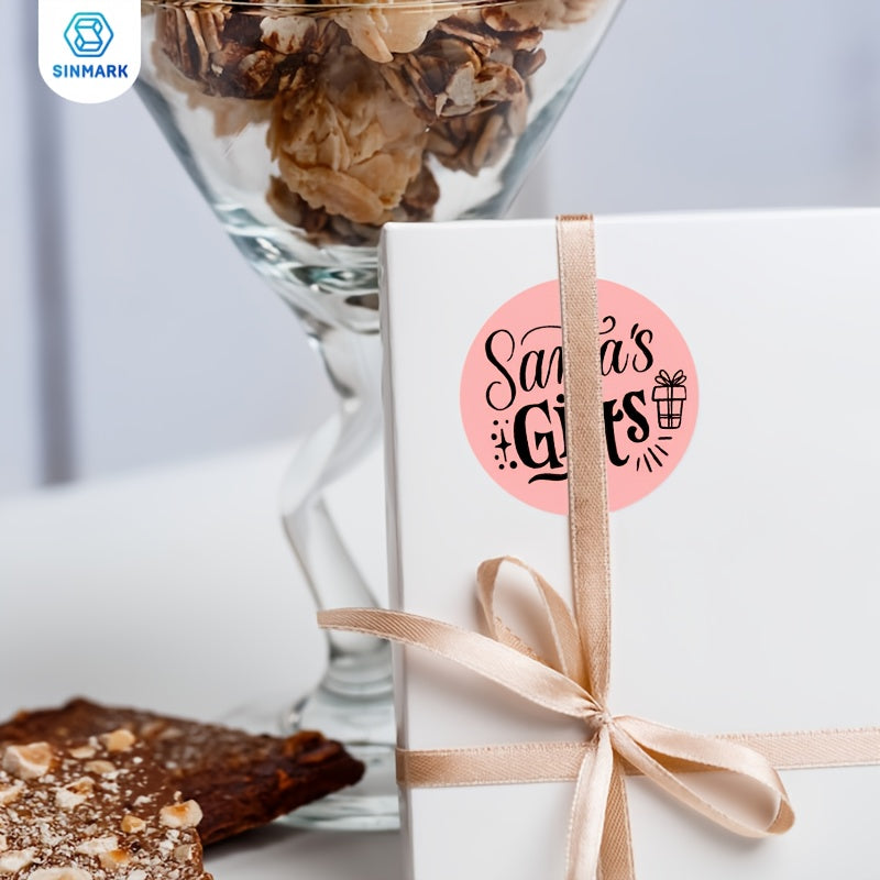 4 لفات من ملصقات الألوان الدائرية بحجم 50 مم × 50