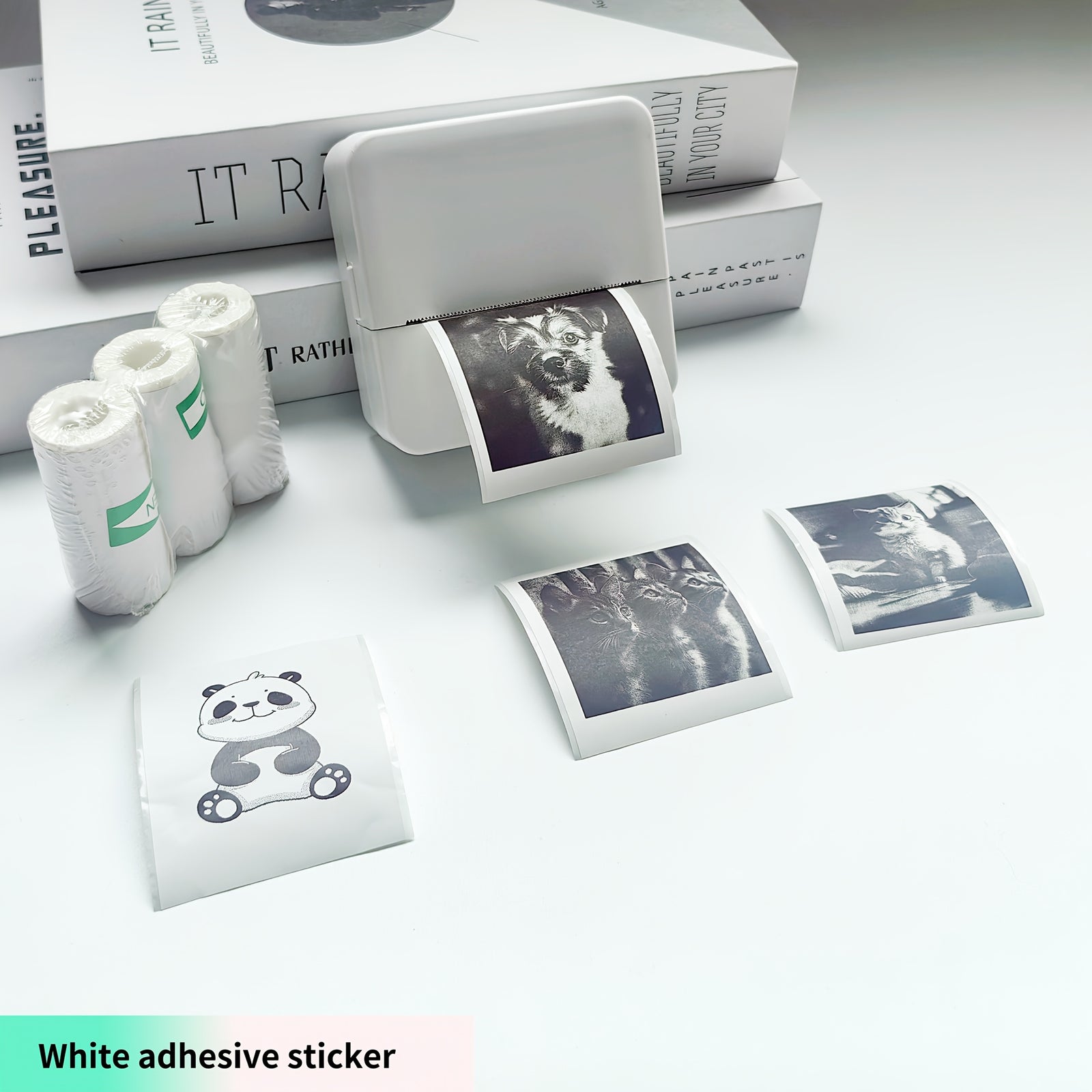 طابعة جيب لاسلكية حرارية صغيرة متعددة الوظائف