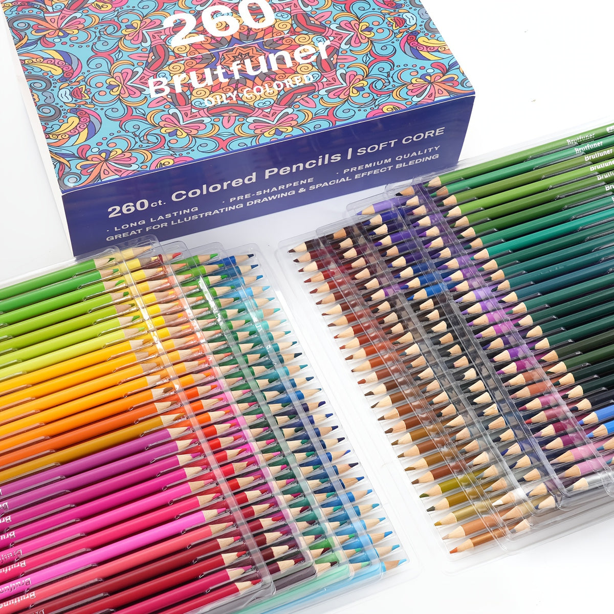 260 قطعة أقلام ملونة