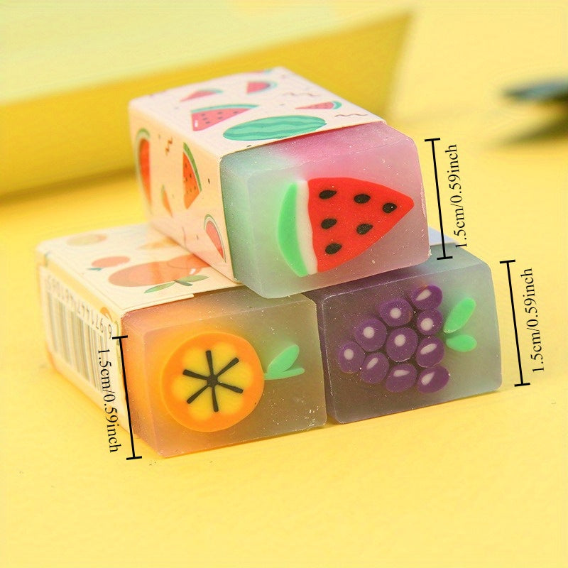 15 قطعة (عنب*5 + برتقال*5 + بطيخ*5)