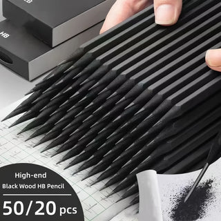 OSTAZT 50/20 قطعة أقلام رصاص بنواة جرافيت HB مع ممحاة