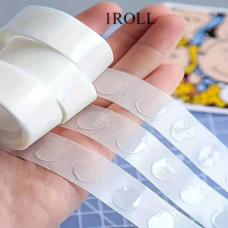100 قطعة من نقاط اللصق الثنائية الجانبية الشفافة للبالونات