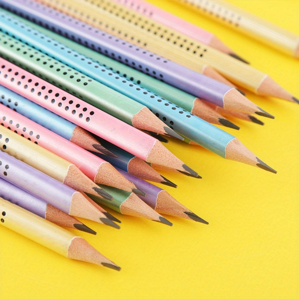 30 قطعة من أقلام القبضة المثلثة مع ممحاة