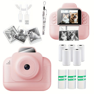 طابعة صور محمولة، طباعة صور عالية الوضوح بدقة 1080P،