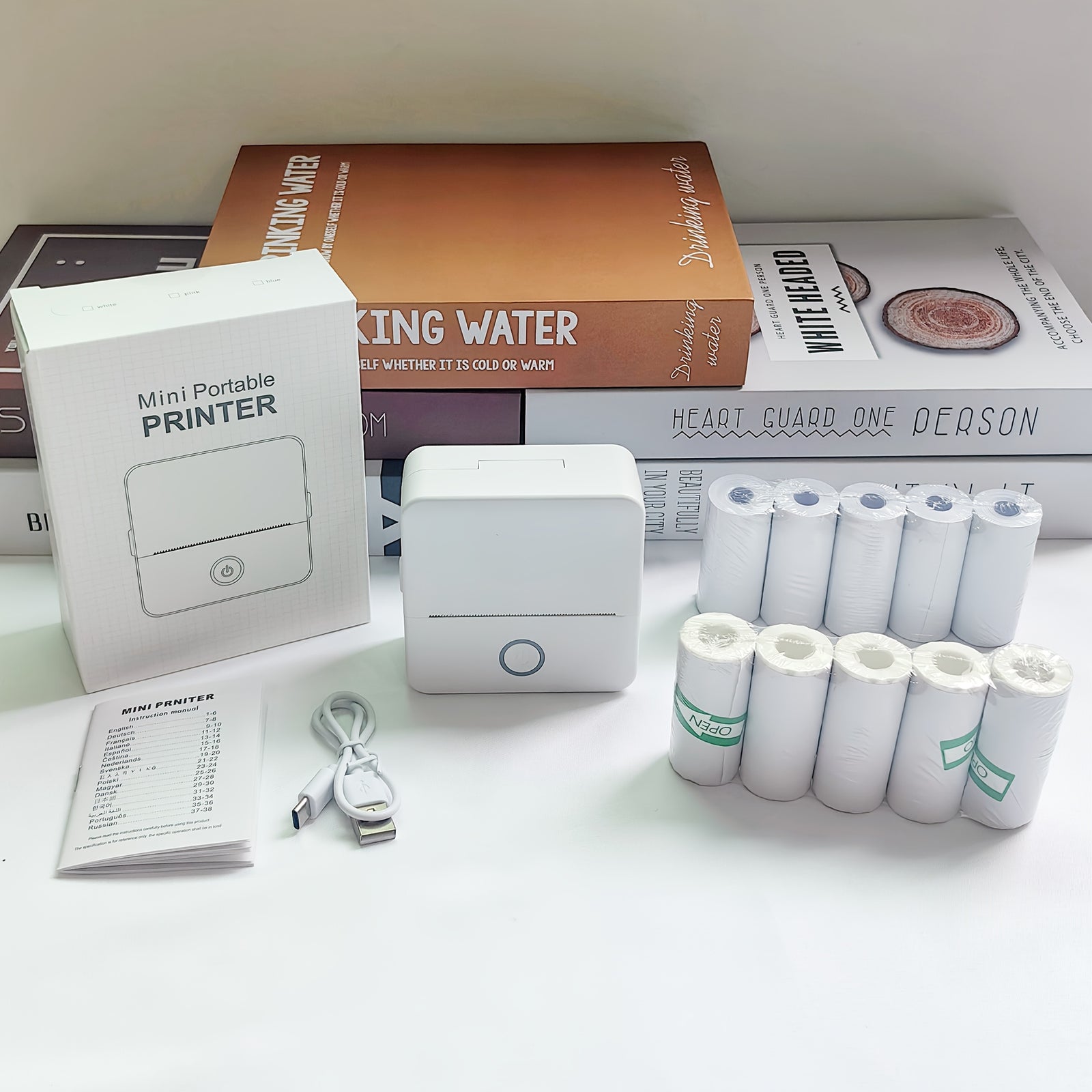 طابعة محمولة صغيرة متعددة الوظائف X6