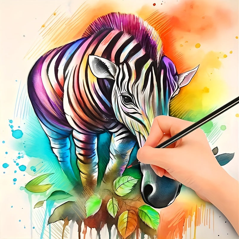 مجموعة أقلام سحرية بتدرج ألوان قوس قزح 24 قطعة