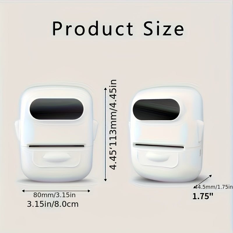 طابعة ملصقات حرارية محمولة P50