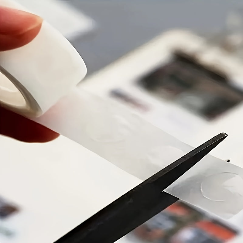 100 قطعة من نقاط اللصق الثنائية الجانبية الشفافة للبالونات