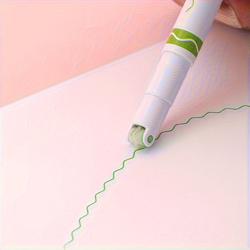 مجموعة من 6 أقلام تحديد سريعة الجفاف بألوان باستيل للبالغين