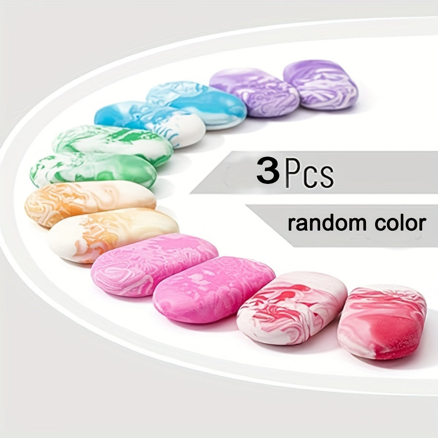 3 قطع ممحاة قلم رصاص رخامية