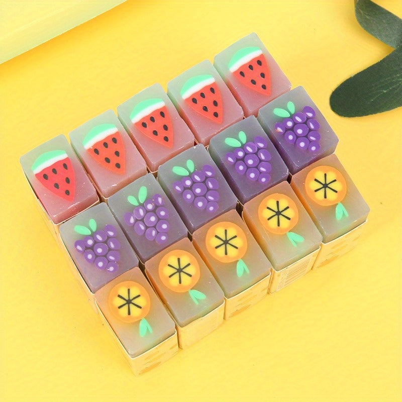 15 قطعة (عنب*5 + برتقال*5 + بطيخ*5)