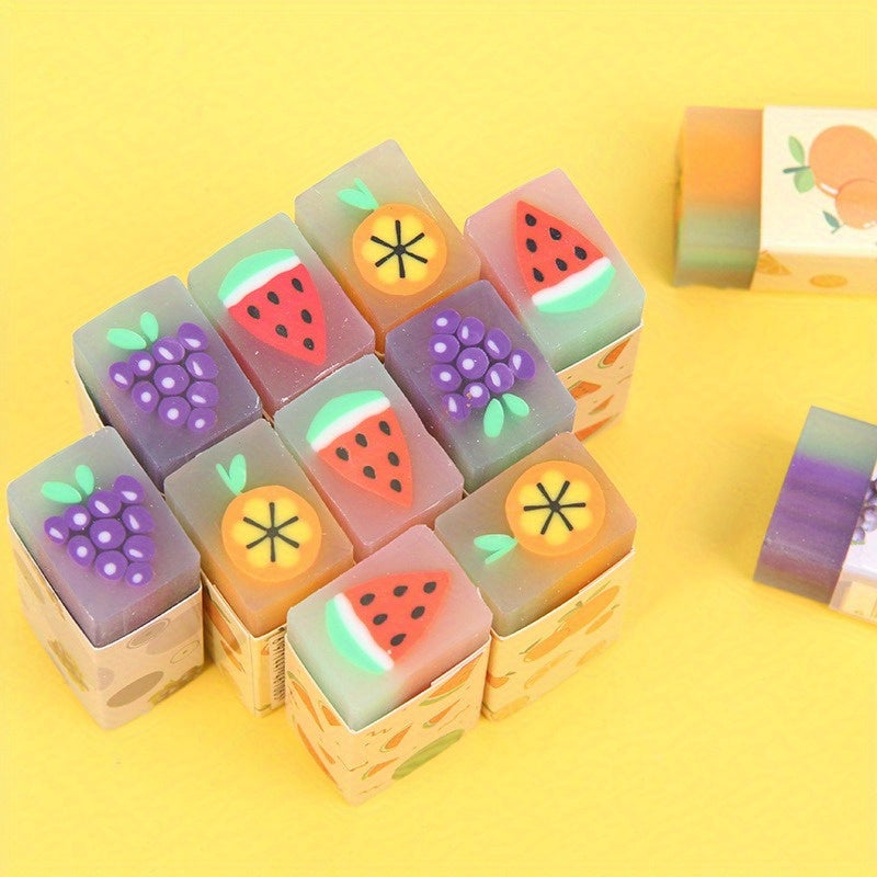 15 قطعة (عنب*5 + برتقال*5 + بطيخ*5)