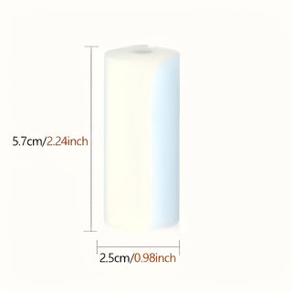 10 لفات من ورق الطابعة الحرارية