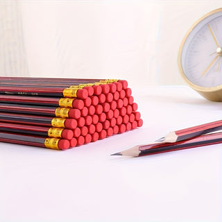 30 قطعة من أقلام HB الملونة الساطعة مع شريط ممحاة