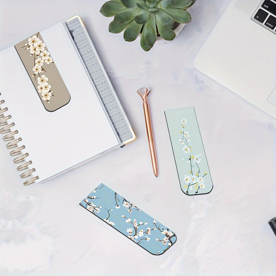 12 قطعة من الإشارات المرجعية المغناطيسية الزهرية