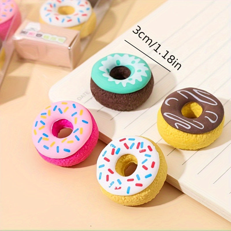 2 قطع ممحاة على شكل دونات