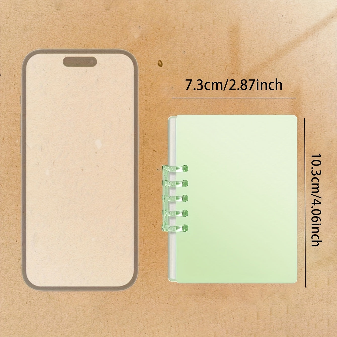 دفتر ملاحظات صغير محمول بـ80 ورقة،