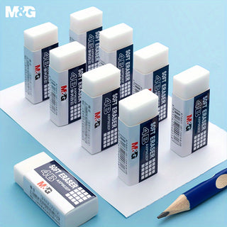 24 قطعة ممحاة بيضاء 4B