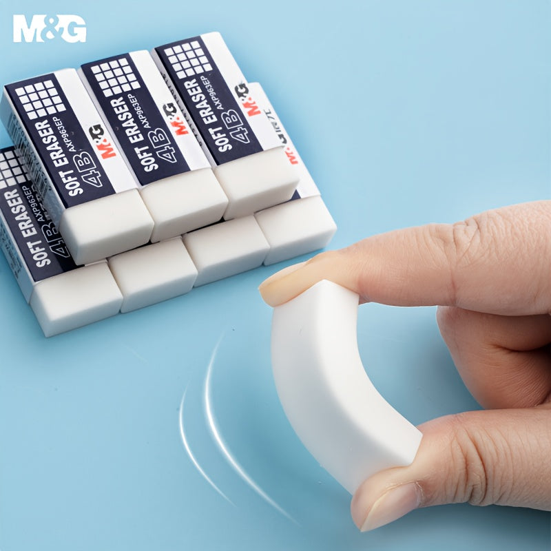 24 قطعة ممحاة بيضاء 4B