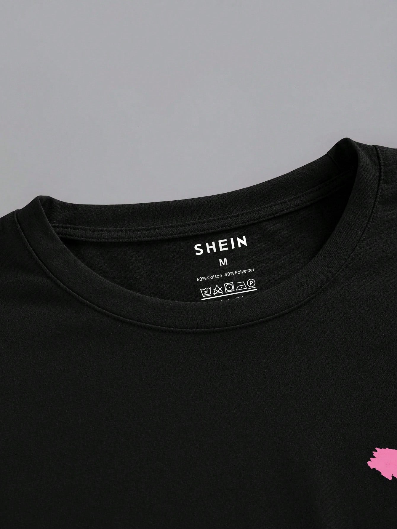 تي شيرت قطن طباعة بالدب للرجال