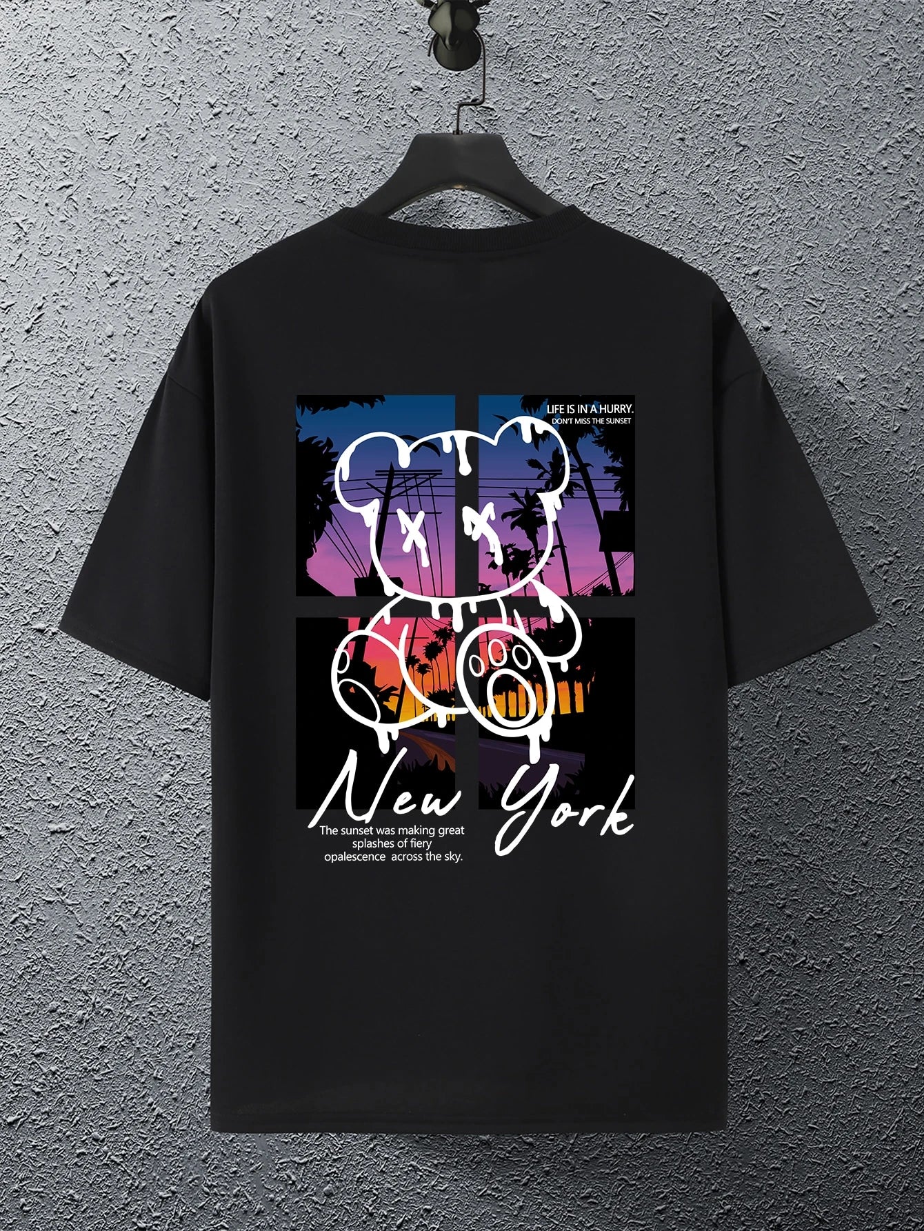 تي شيرت رجالي كبير الحجم