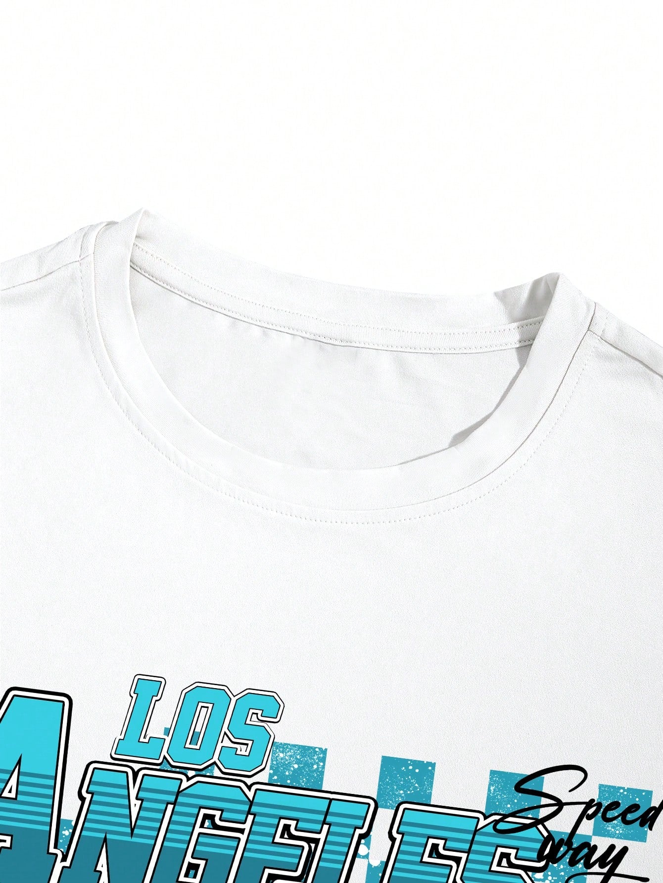 طقم تيشيرت وشورت مطبوع بطبعات للرجال