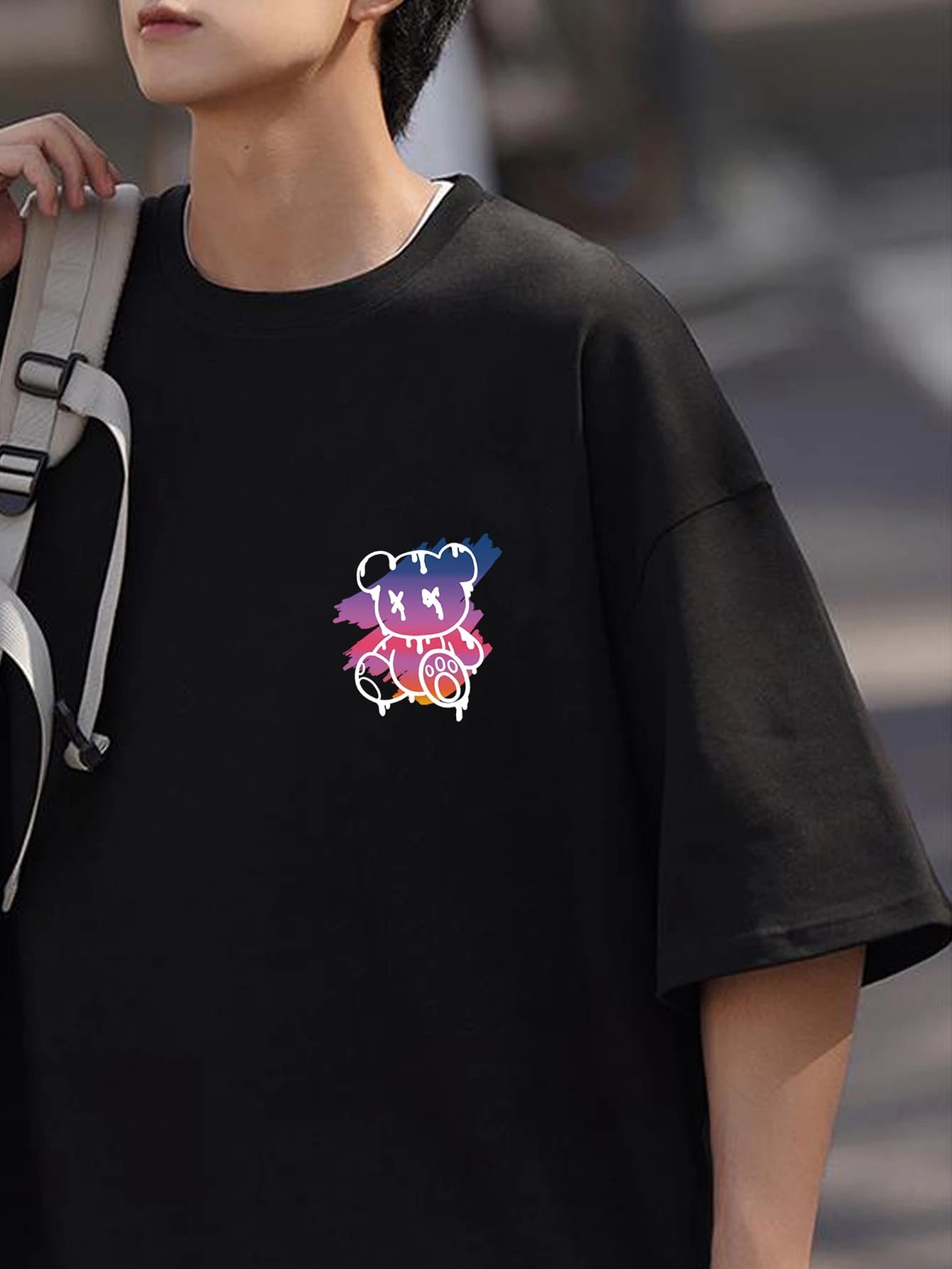 تي شيرت رجالي كبير الحجم