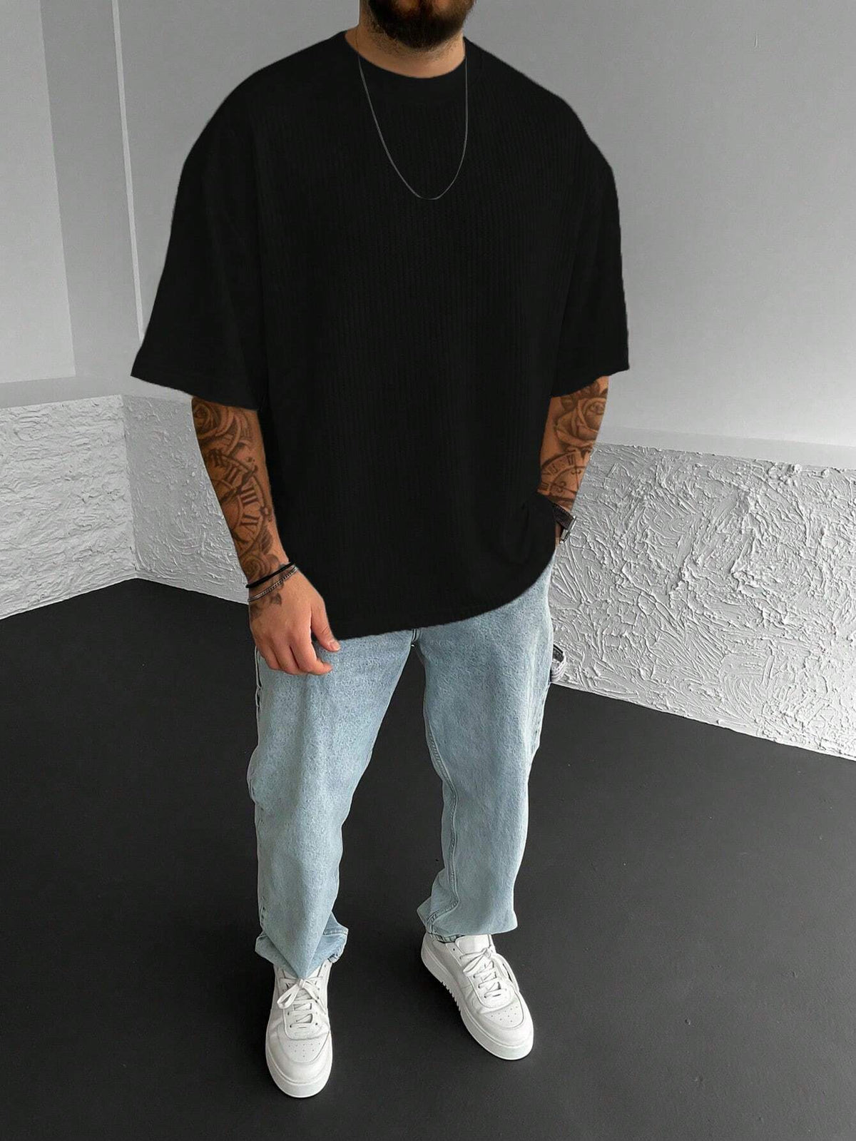 قميص رجالي قصير الأكمام