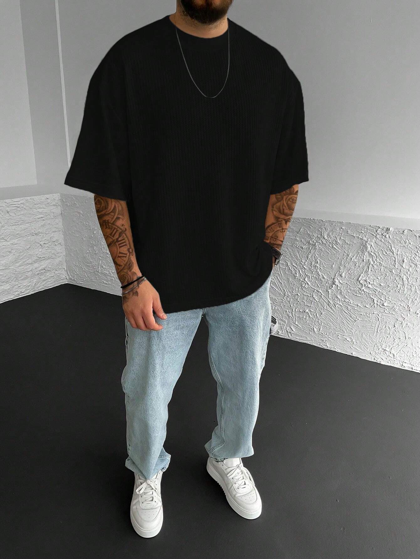 قميص رجالي قصير الأكمام