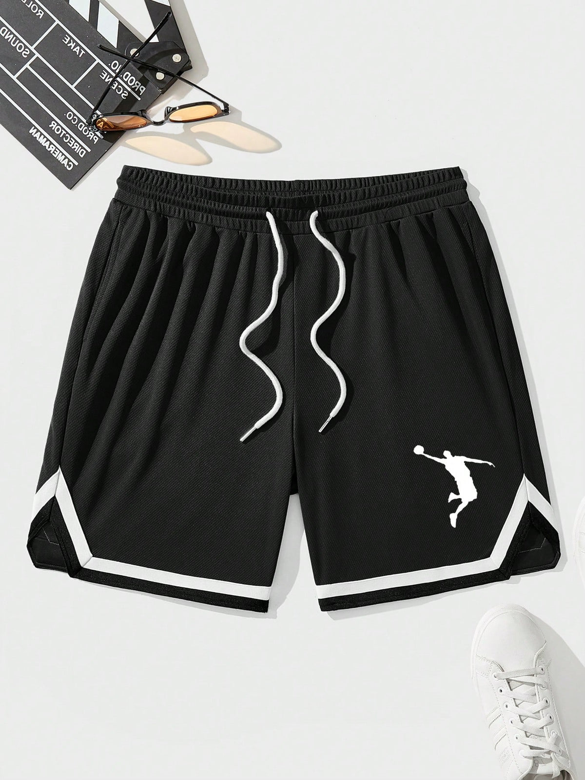 شورت رياضي أسود