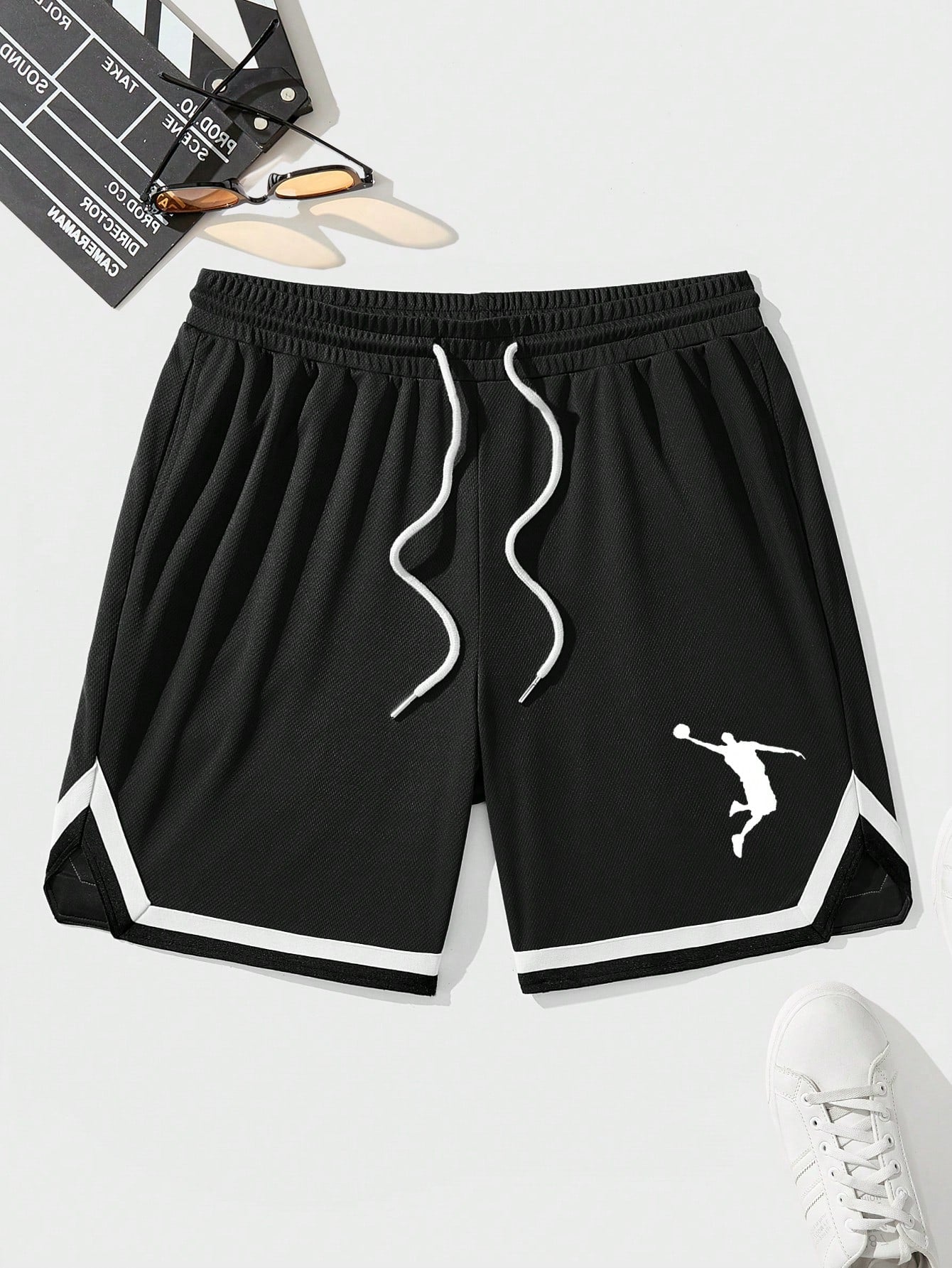 شورت رياضي أسود