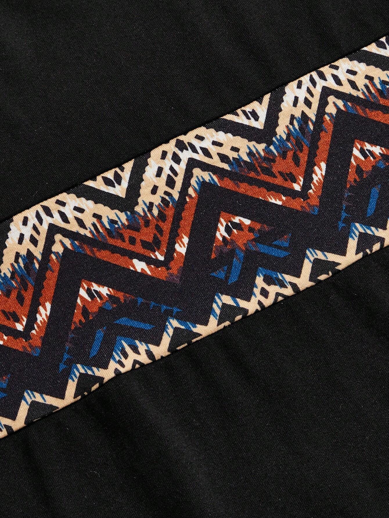 تي شيرت كاجوال بياقة مستديرة