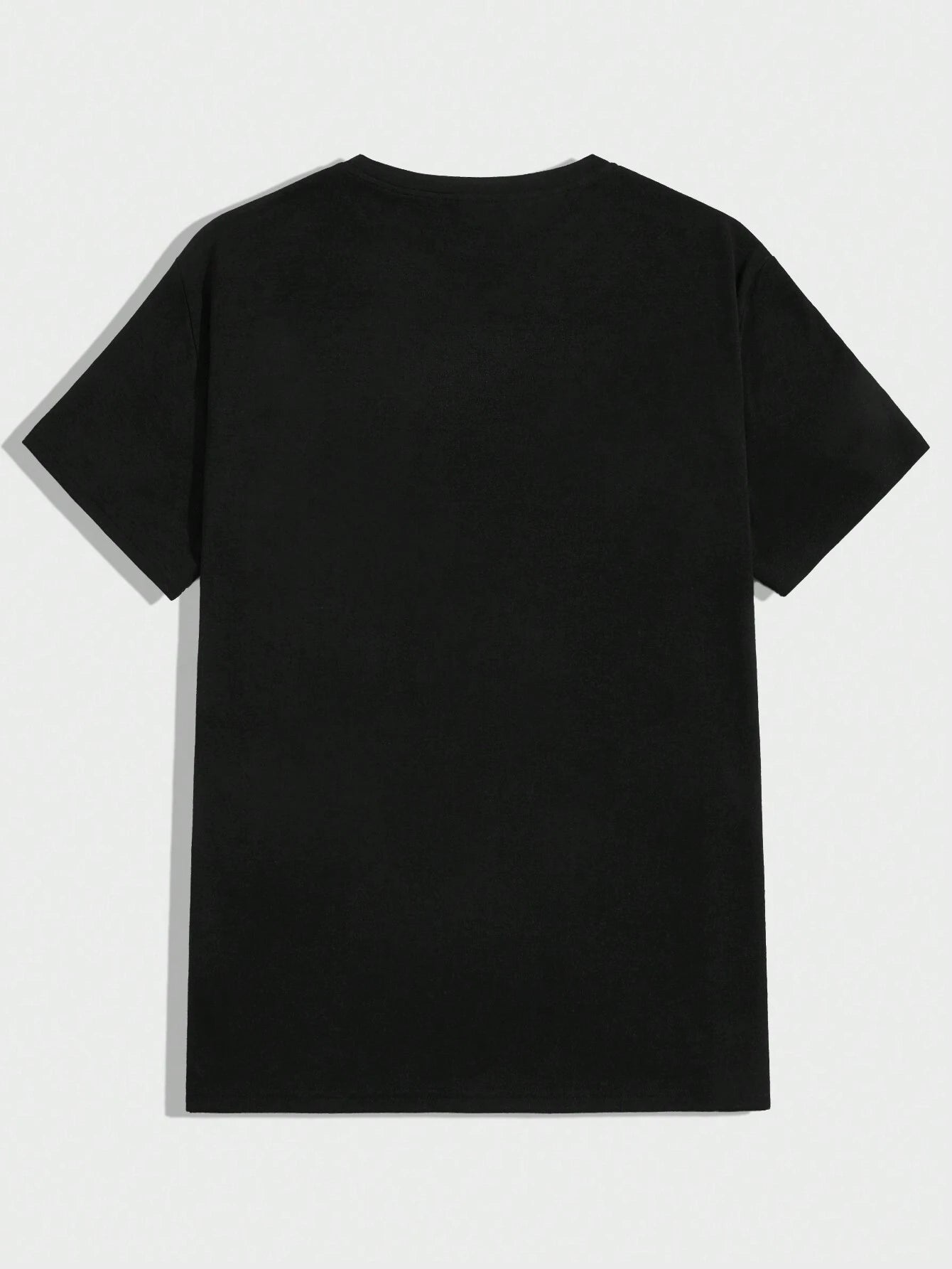 تي شيرت كاجوال بياقة مستديرة