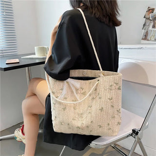 شنطة نسائية كلاسيك للنساء - New Arrival Fashion Straw Braided Bags B