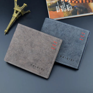 شنطة يد شيك للنساء - New Men's Wallet Men Short Simple Retro