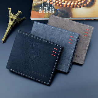 شنطة يد شيك للنساء - New Men's Wallet Men Short Simple Retro