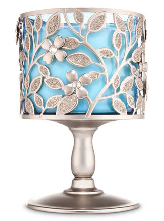 حامل شموع بتصميم زهور Bath & Body Works