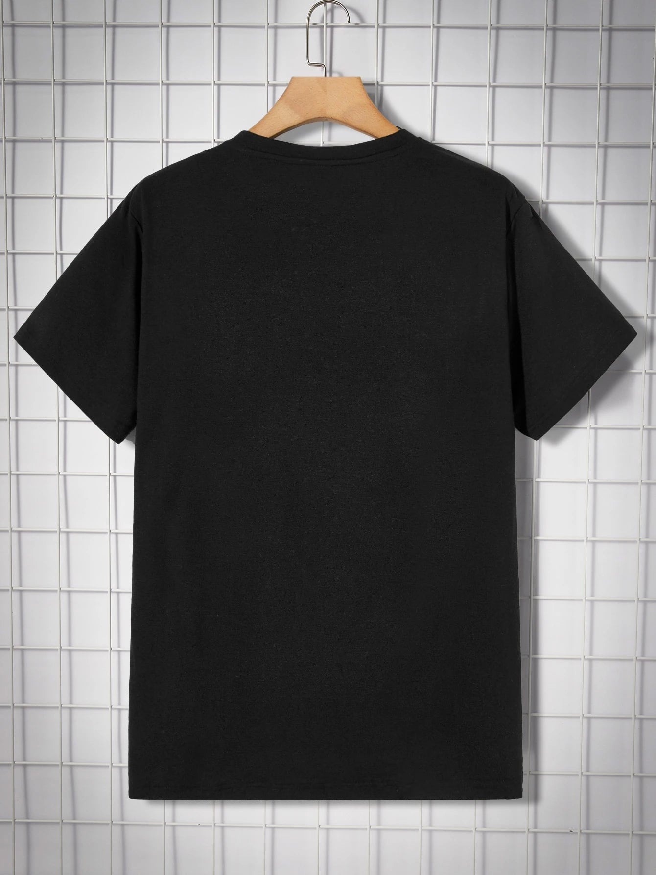 تيشرت قطني رجالي قصير الأكمام