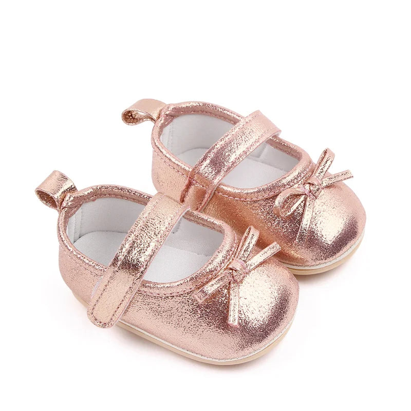 حذاء كاجوال أطفال - وردي – جلد صناعي، نعل مقاوم للانزلاق