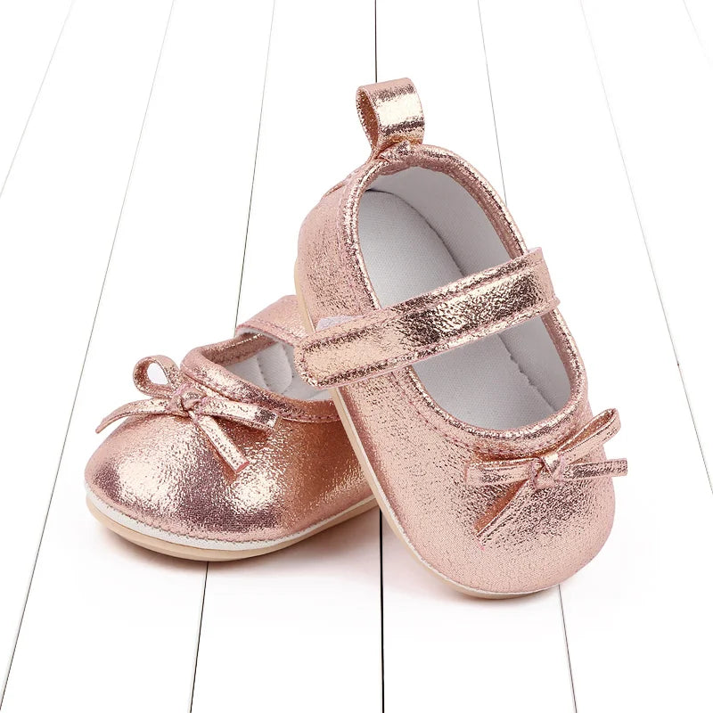 حذاء كاجوال أطفال - وردي – جلد صناعي، نعل مقاوم للانزلاق